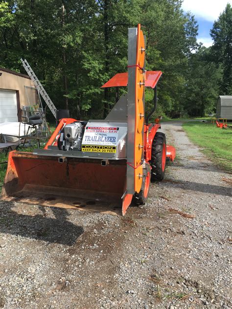 trailblazer cutter on trac skid steer|trailblazer overhang limb cutter.